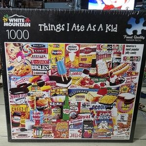 🎁 White Mountain 'Things I Ate As A Kid' Puzzle